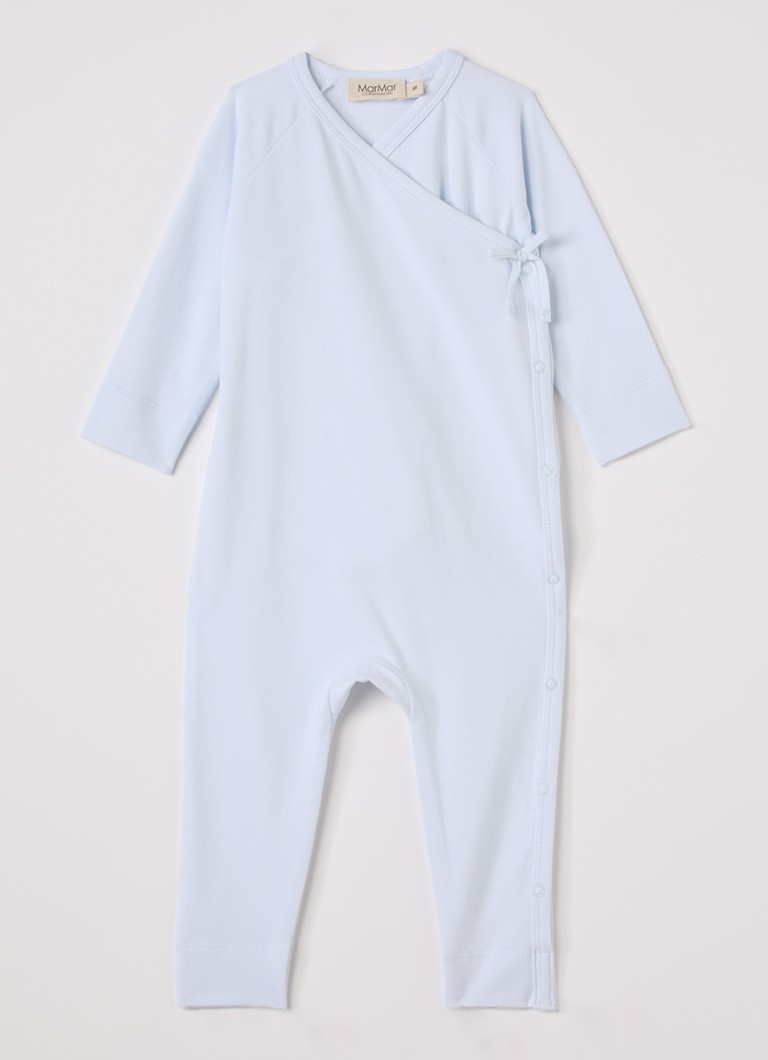 MarMar COPENHAGEN Jongens Rula babypak in katoenblend in de kleur Lichtblauw, maat: 56