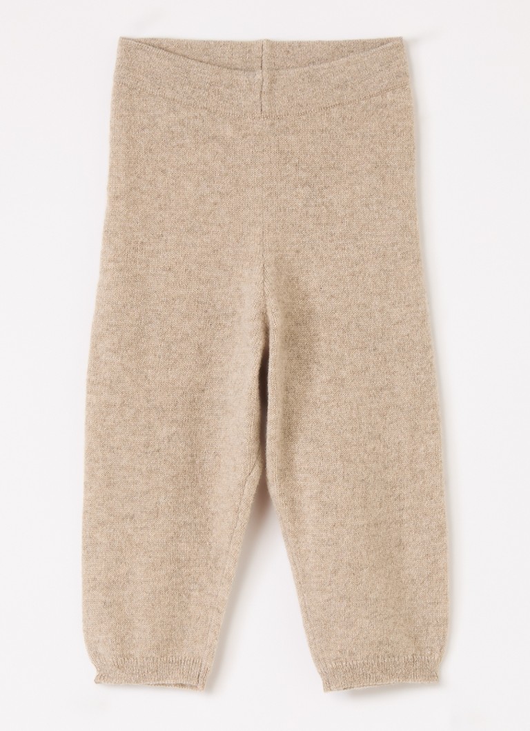 MarMar COPENHAGEN Meisjes Powy babybroek van kasjmier in de kleur Beige, maat: 6M/68