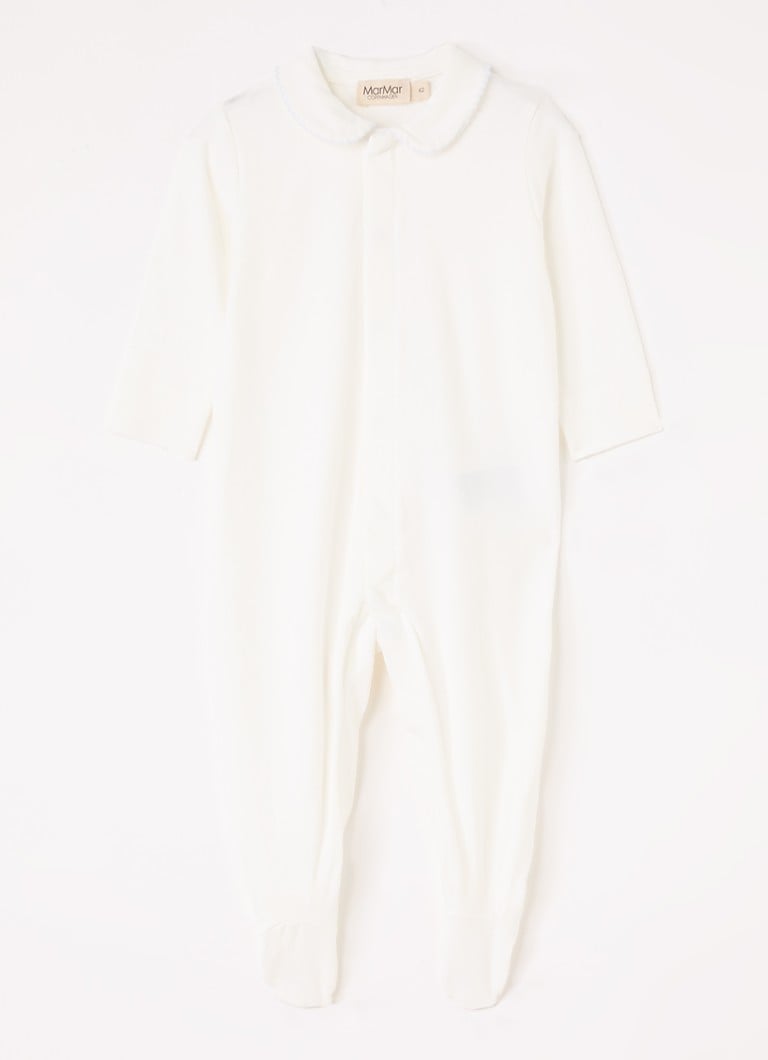 MarMar COPENHAGEN Meisjes Ruggi babypak met stretch in de kleur Wit, maat: 68
