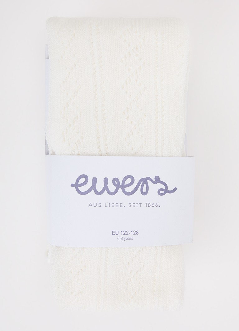 Ewers Fijngebreide maillot in katoenblend in de kleur Gebroken wit, maat: 134