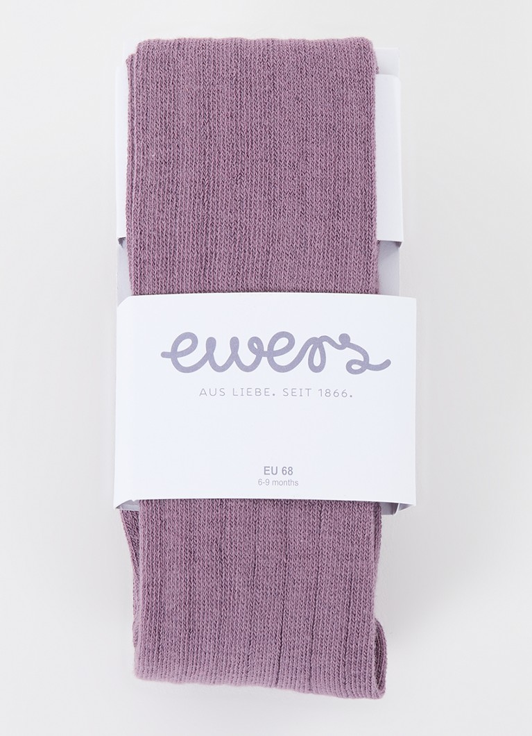 Ewers Meisjes Maillot met ribstructuur in de kleur Paars, maat: 152