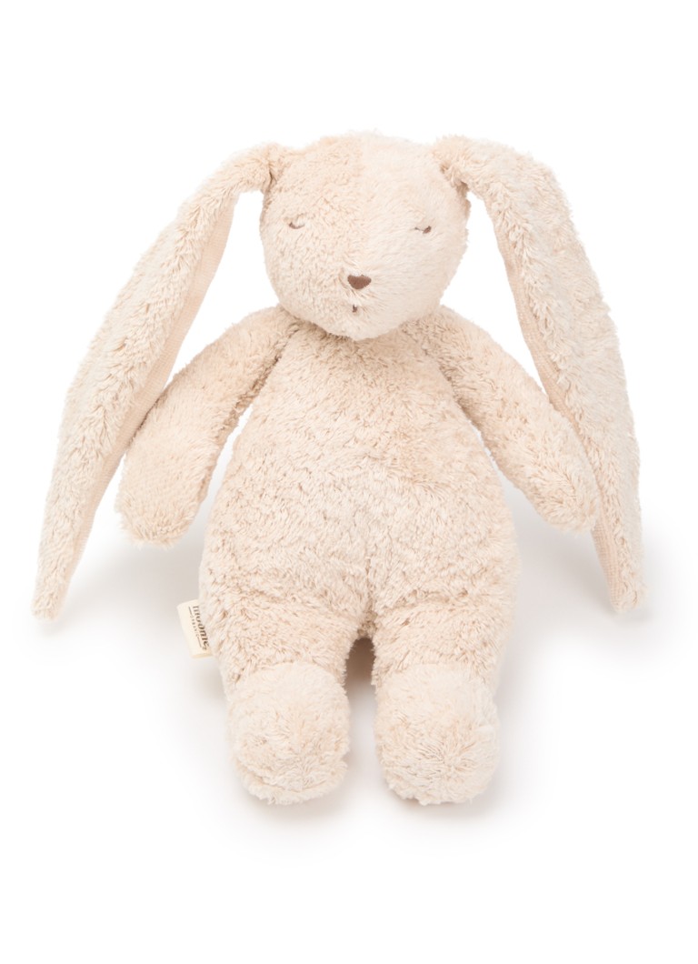 Moonie The Humming Friend Bunny muziekknuffel 28 cm in de kleur Zand, maat: 28 CM