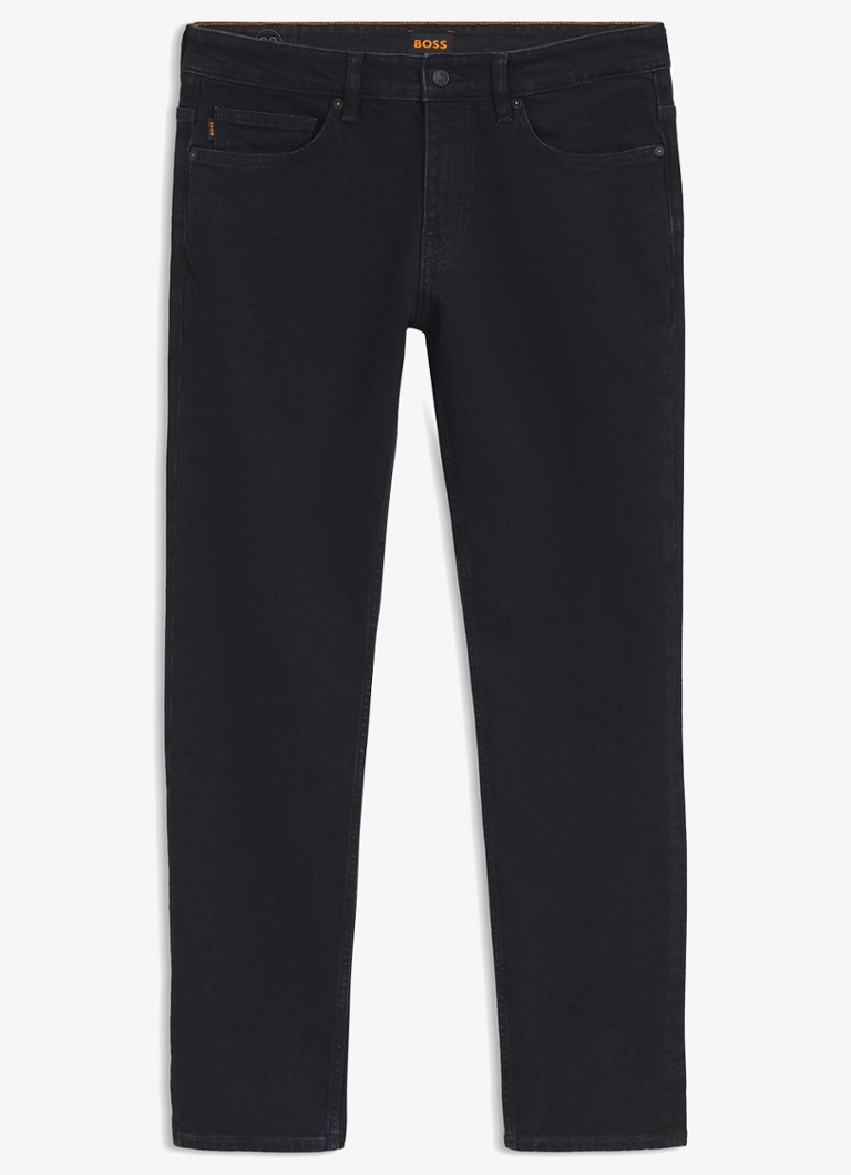 BOSS Heren Slim fit jeans met steekzakken in de kleur Blauw