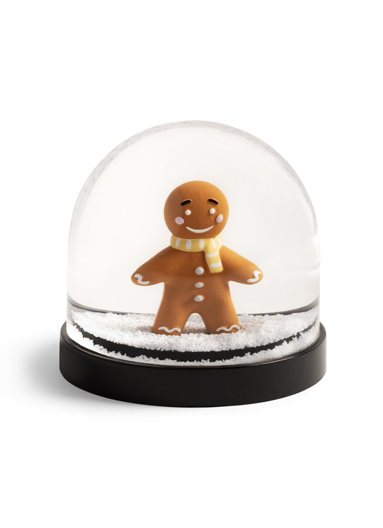 &Klevering Gingerbread sneeuwbol 8 cm Bruin - Deal