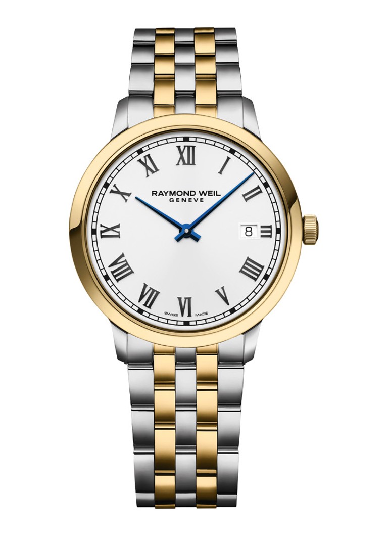 Raymond Weil Heren Toccata horloge 5485 -STP-00359 in de kleur Goud, maat: 1 size