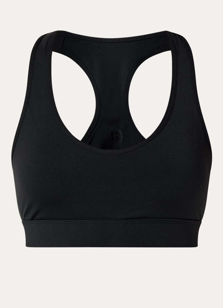 Sofie Schnoor Dames Emalyspo sport bh met medium support in de kleur Zwart