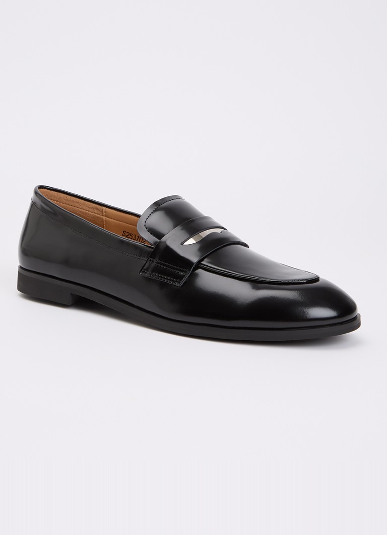 Sofie Schnoor Dames Isasw loafer van leer in de kleur Zwart