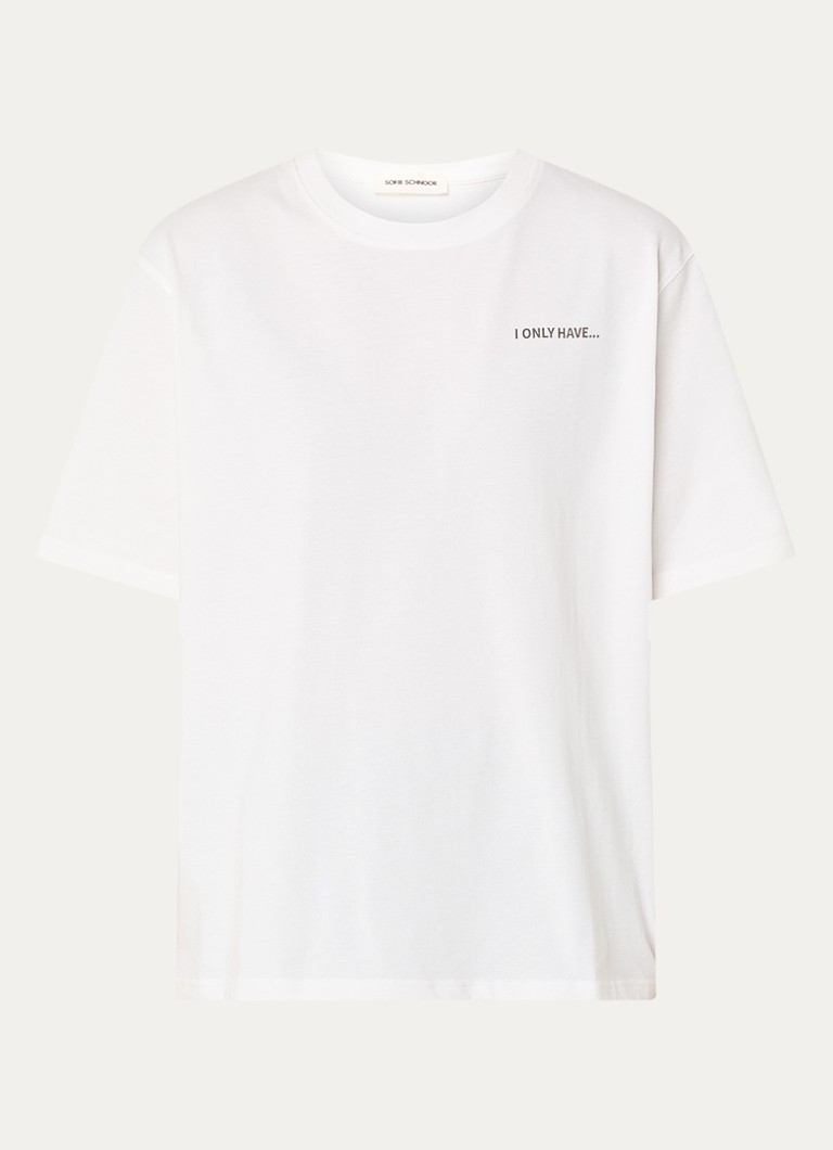 Sofie Schnoor Dames Maesw T-shirt met print in de kleur Wit