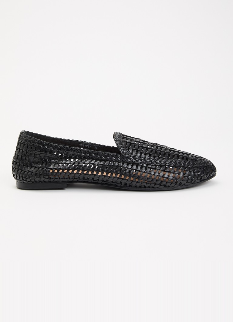 Sofie Schnoor Dames Henrietsw loafer van leer in de kleur Zwart
