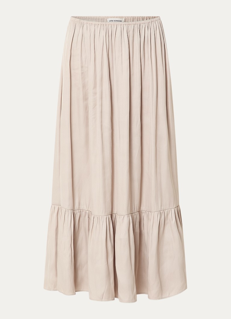 Sofie Schnoor Dames Miliasw midi rok in de kleur Beige