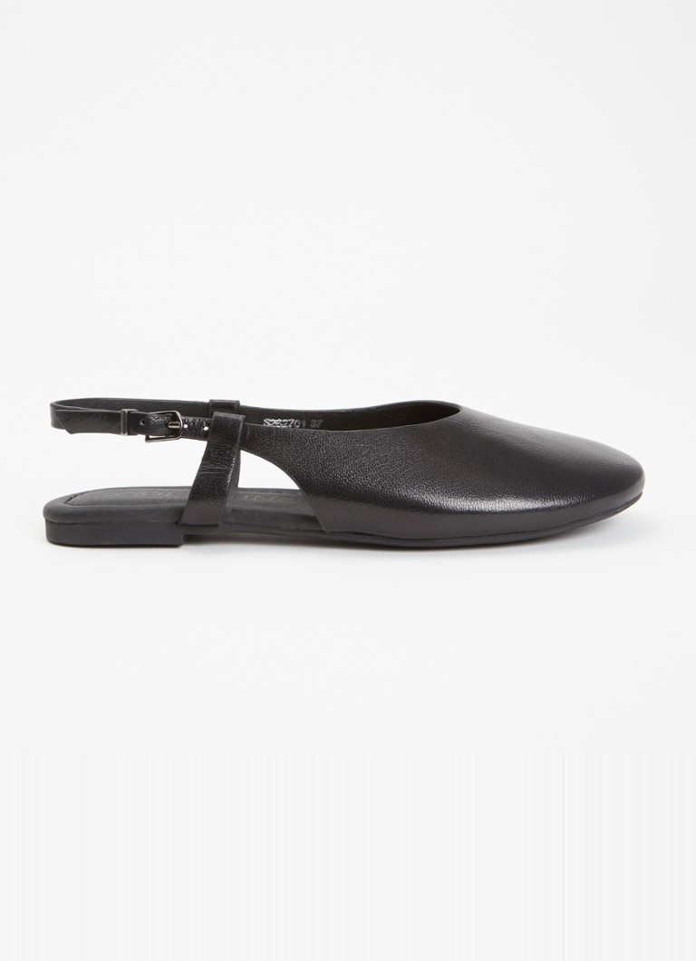 Sofie Schnoor Dames Denisesw slingback van leer in de kleur Zwart