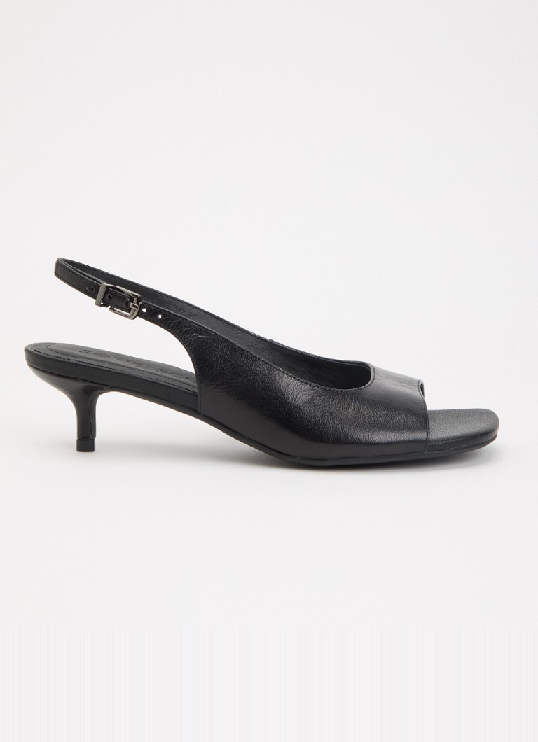 Sofie Schnoor Dames Amies sandalette van leer in de kleur Zwart