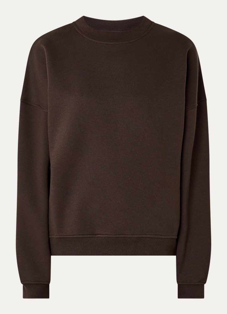 Sofie Schnoor Dames Paross sweater met ronde hals in de kleur Donkerbruin