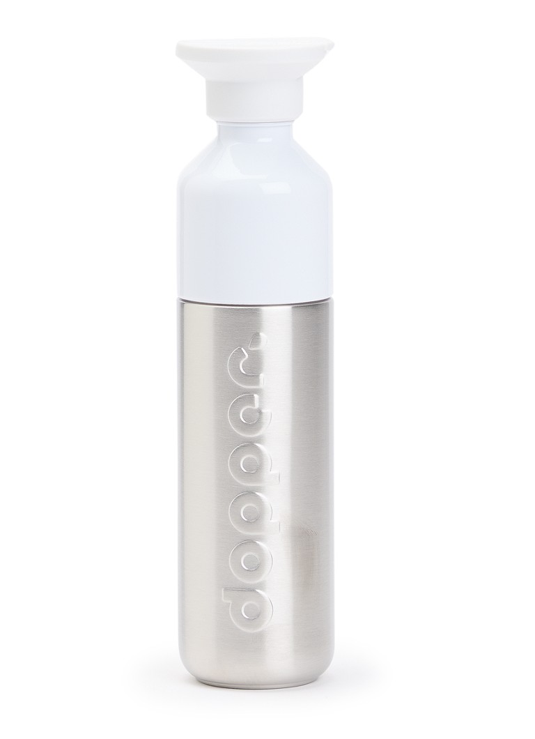 Dopper Steel x Flip Straw waterfles 49 cl Zilver - Deal