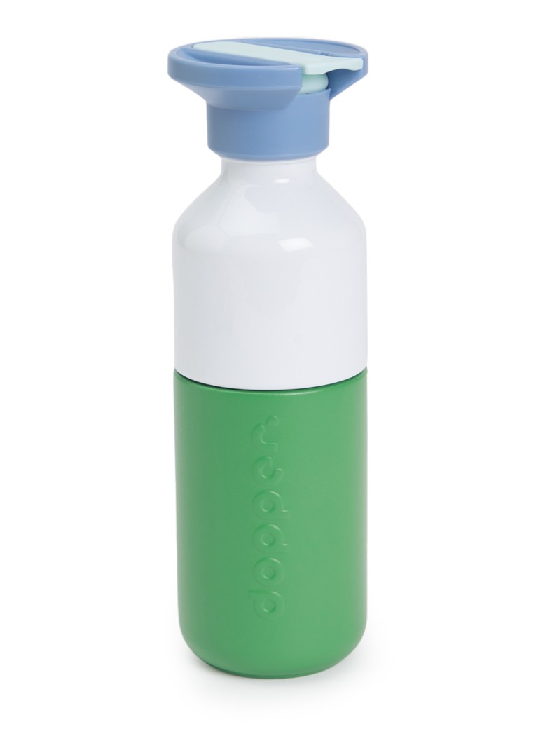 Dopper Steel x Flip Straw waterfles 35 cl Groen - Deal
