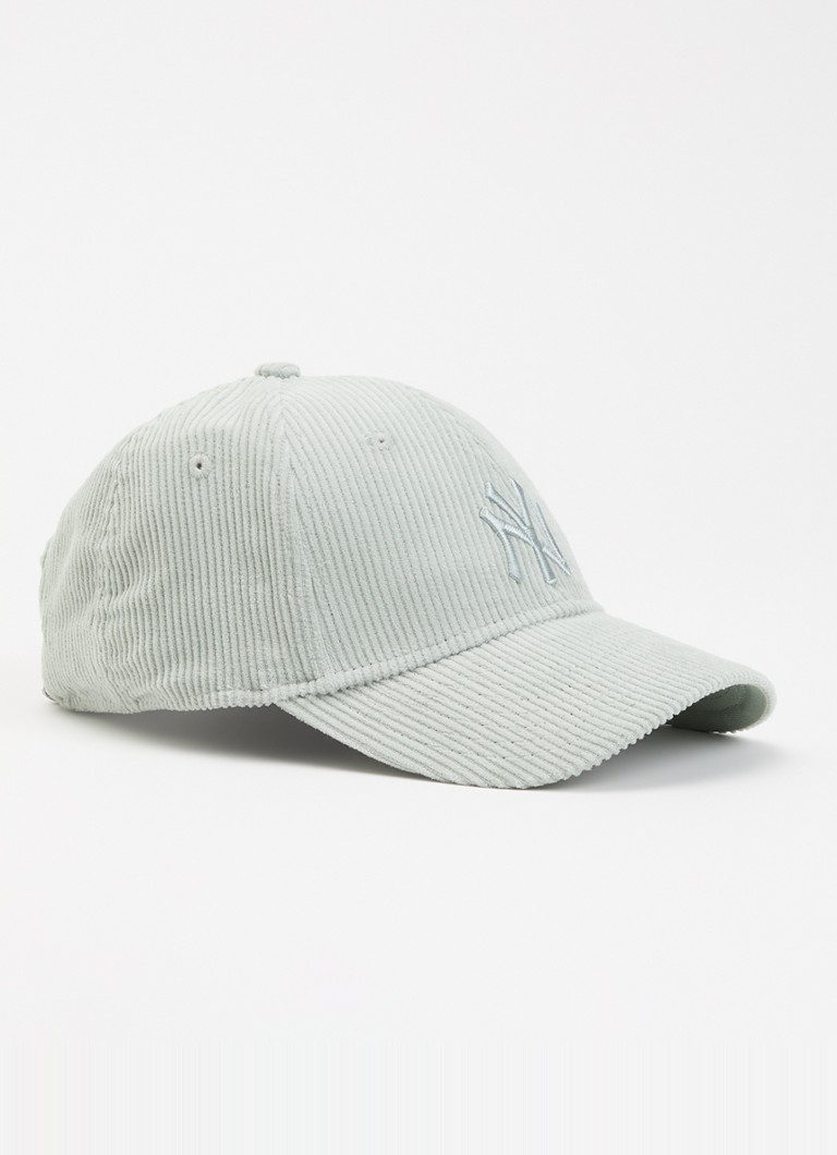 New Era Jongens Pet van corduroy met logoborduring in de kleur Mint, maat: CHLD