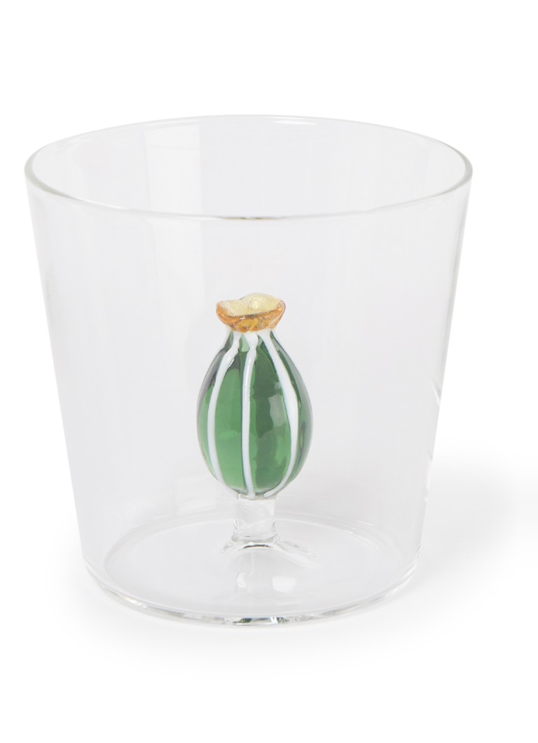 Ichendorf Milano Cactus Amber Flower waterglas 35 cl Transparant - Deal