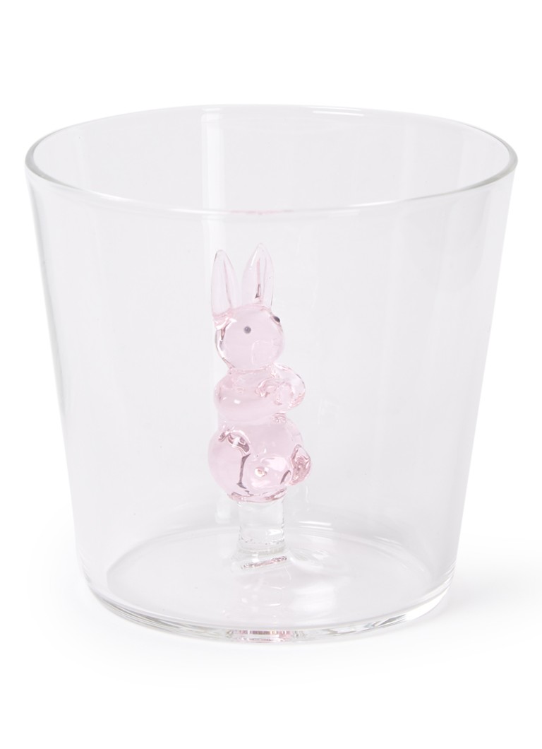 Ichendorf Milano Pink Rabbit waterglas 35 cl Transparant - Deal