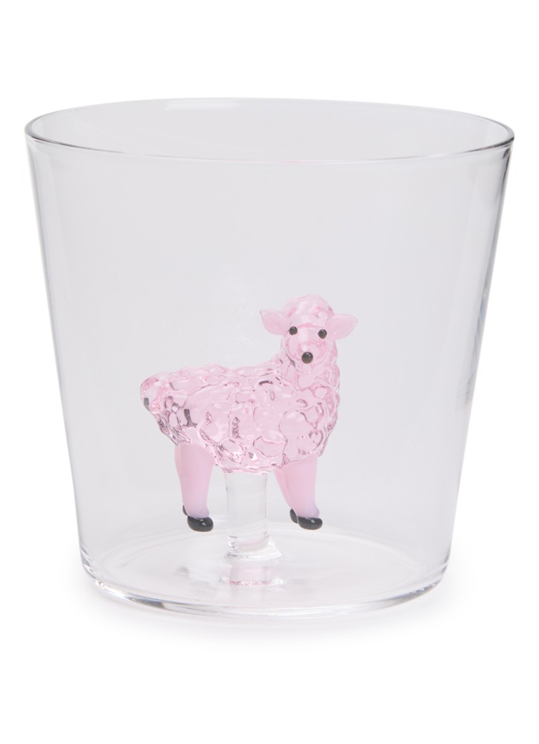 Ichendorf Milano Pink Sheep waterglas 35 cl Transparant - Deal