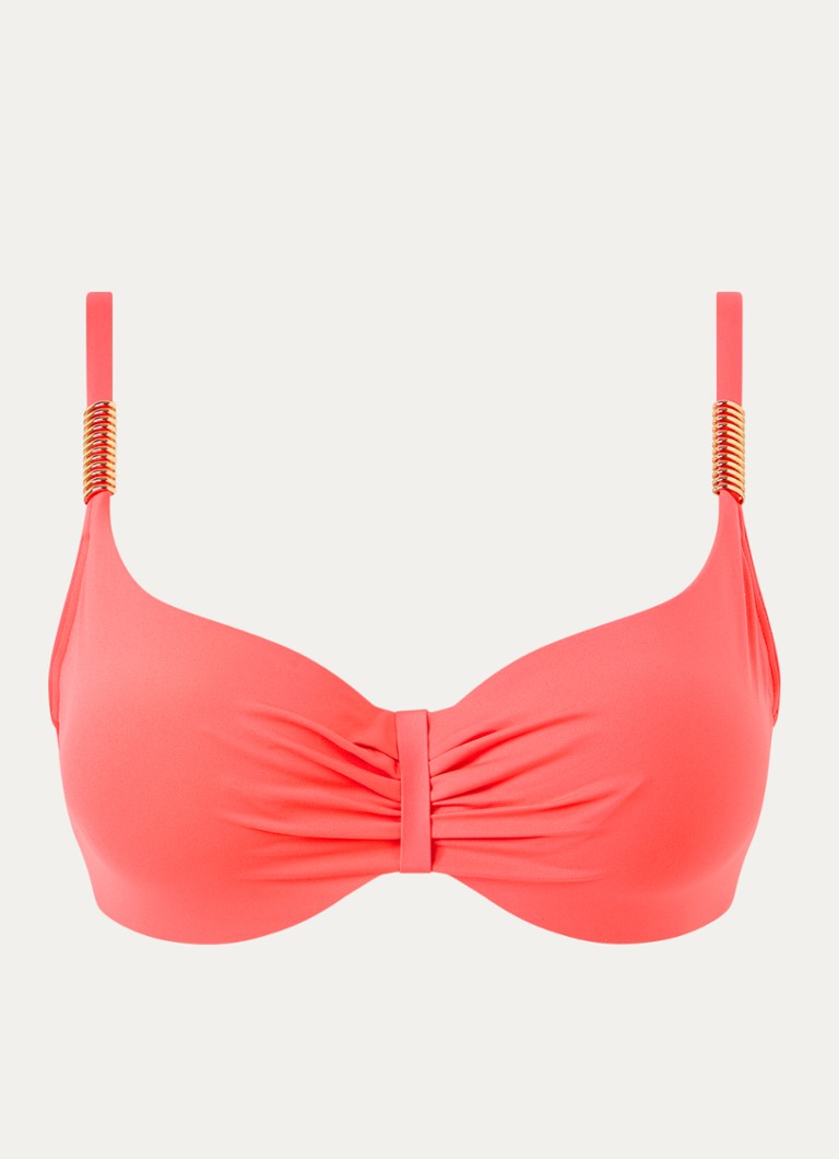 Chantelle Dames Icon bikinitop met beugel in de kleur Koraalroze