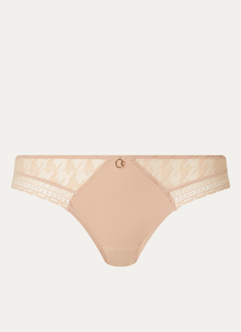 Chantelle Dames Impression slip met kant in de kleur Creme