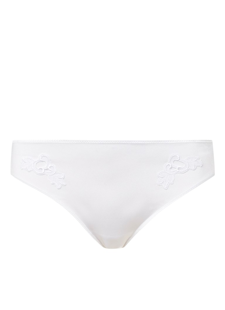 Chantelle Dames Slip met borduring in de kleur Wit