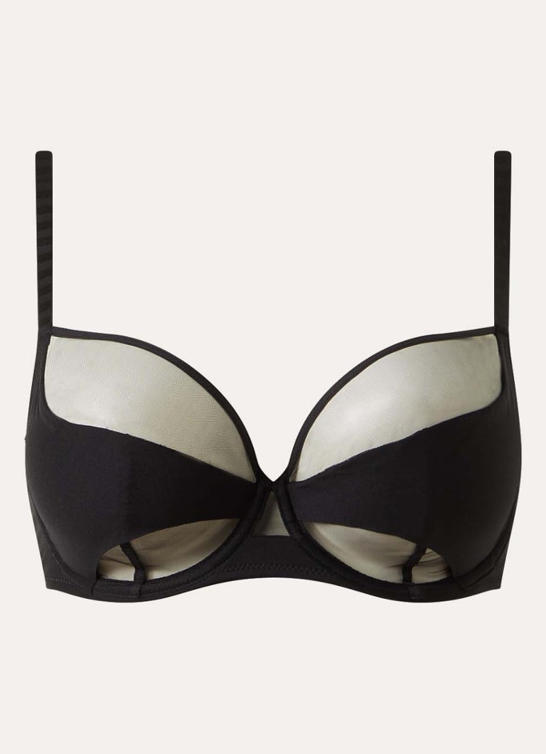 Chantelle Dames Beugel bh van mesh in de kleur Zwart