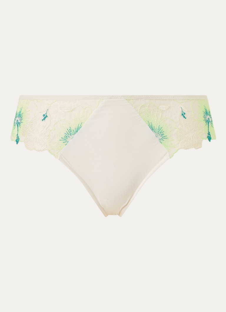 Chantelle Dames Daydream slip met kant in de kleur Lime