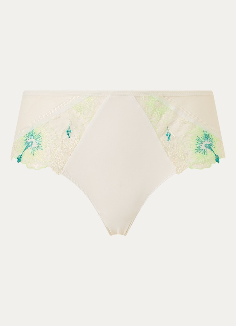 Chantelle Dames Daydream hipster met kant en mesh in de kleur Lime