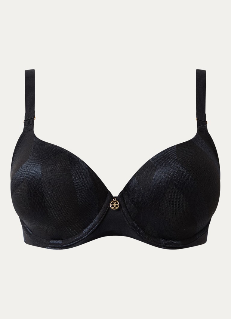 Chantelle Dames Glaze voorgevormde beugel bh met grafische print in de kleur Zwart
