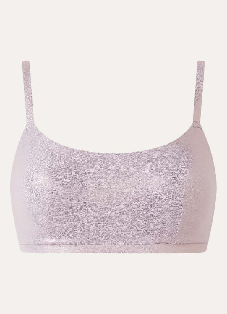 Chantelle Dames Voorgevormde bralette met metallic finish in de kleur Roségoud