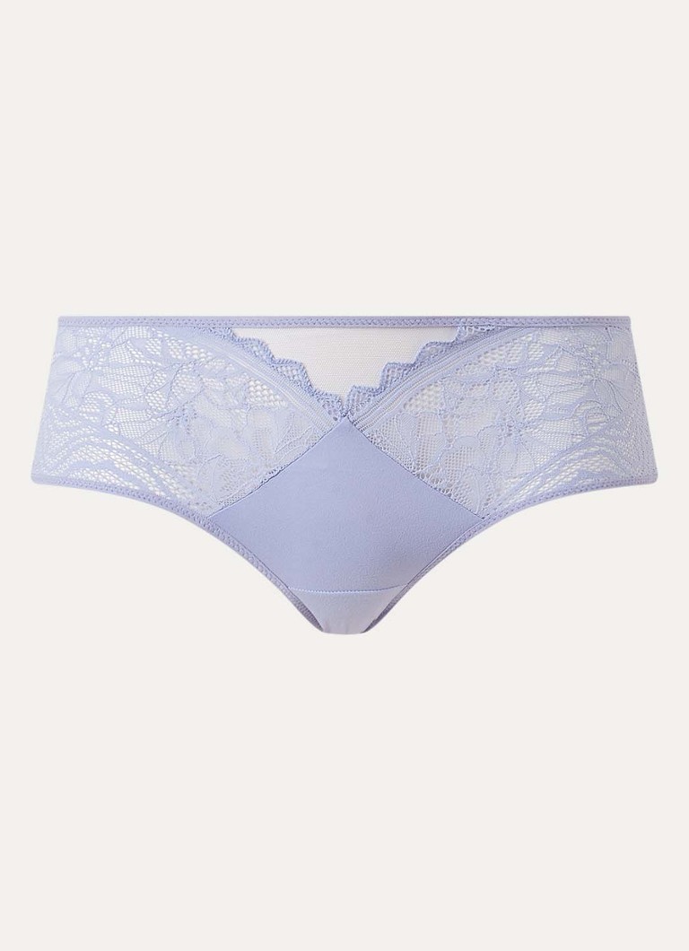 Chantelle Dames Floral Touch shorty met kant in de kleur Lavendel