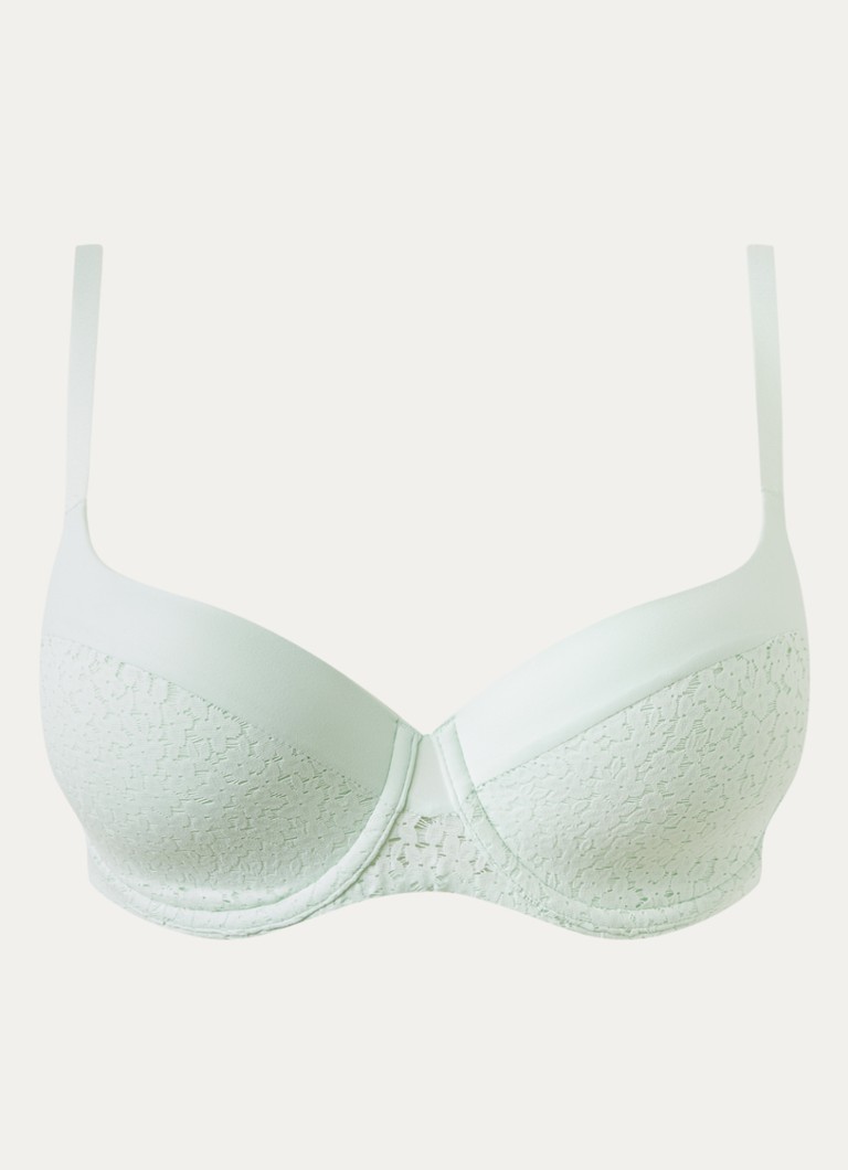 Chantelle Dames Voorgevormde beugel bh met kant in de kleur Lindegroen