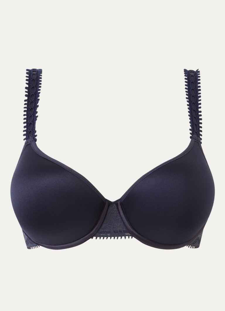 Chantelle Dames Voorgevormde beugel bh met kant in de kleur Donkerblauw