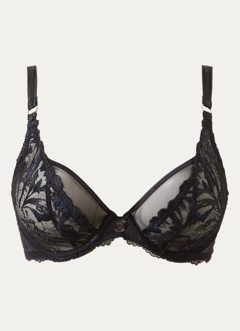 Chantelle Dames Illusion beugel bh van kant in de kleur Zwart