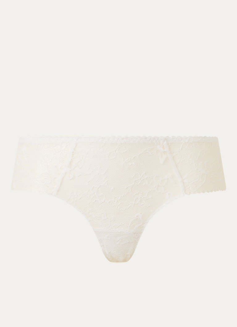 Chantelle Dames Hipster van kant met keyhole in de kleur Gebroken wit