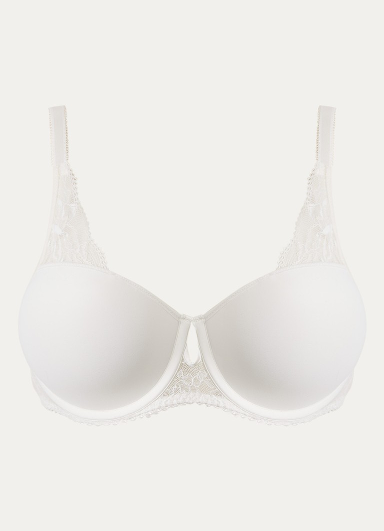 Chantelle Dames Kiss voorgevormde balconette bh met kant in de kleur Gebroken wit