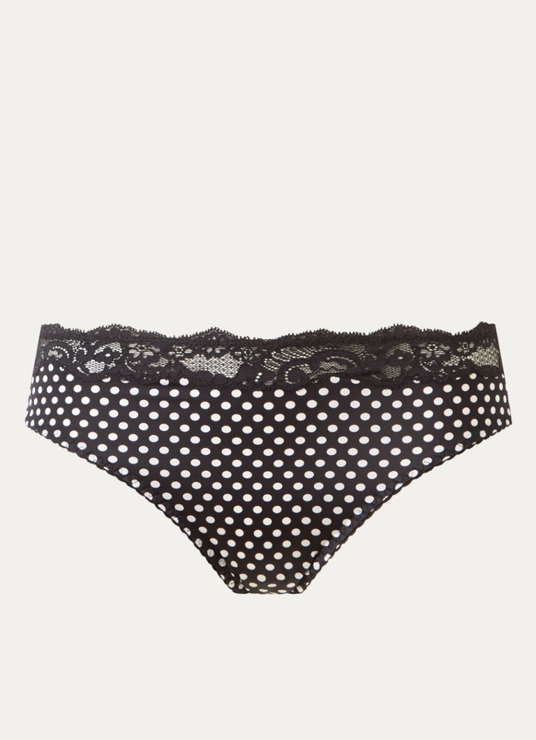 Chantelle Dames Slip met print in de kleur Zwart