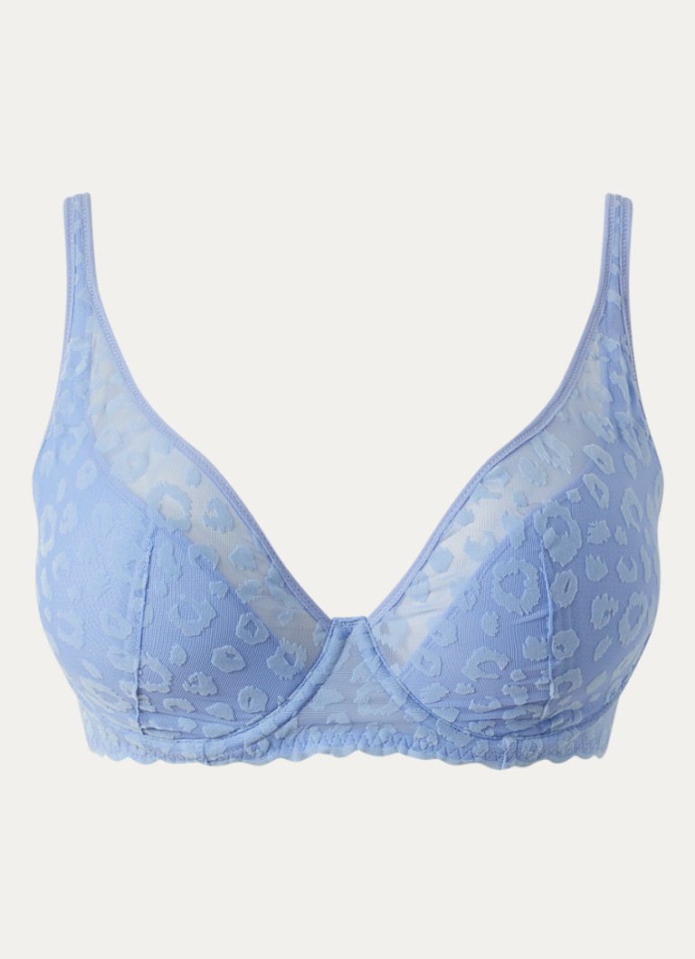 Chantelle Dames Girls voorgevormde beugel bh met overlay van mesh in de kleur Lavendel