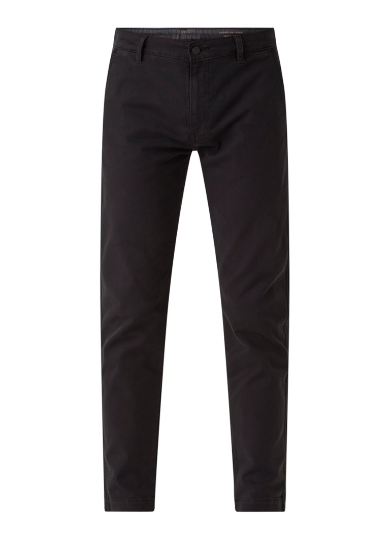 Levi's Heren Taper chino met stretch in de kleur Zwart