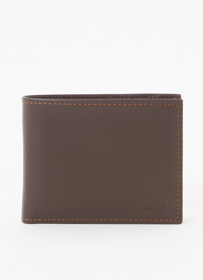 Levi's Heren Bifold portemonnee van leer in de kleur Naturel