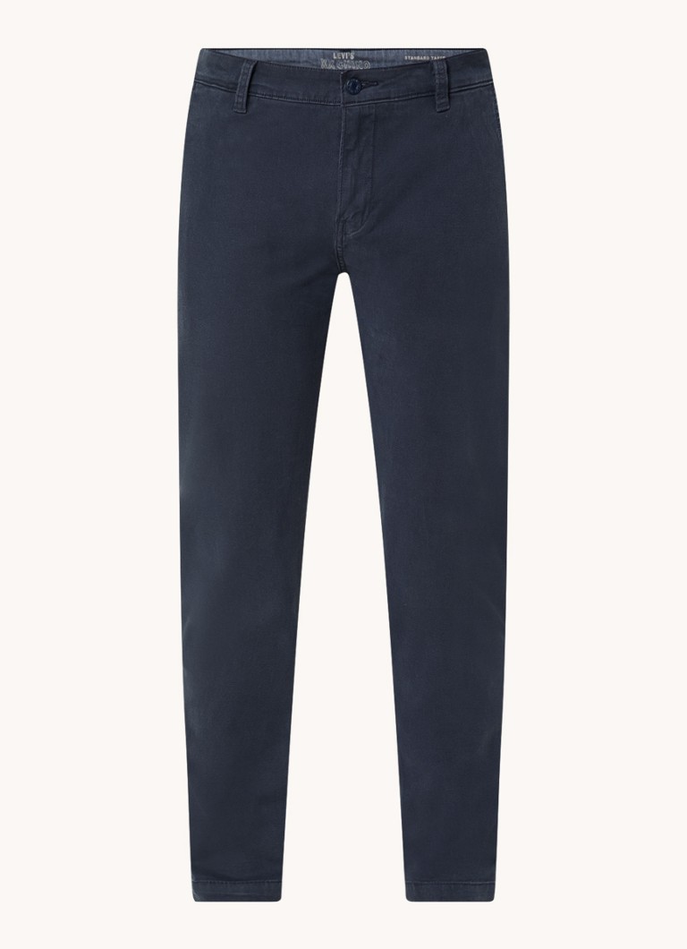 Levi's Heren XX tapered fit chino met steekzakken in de kleur Donkerblauw