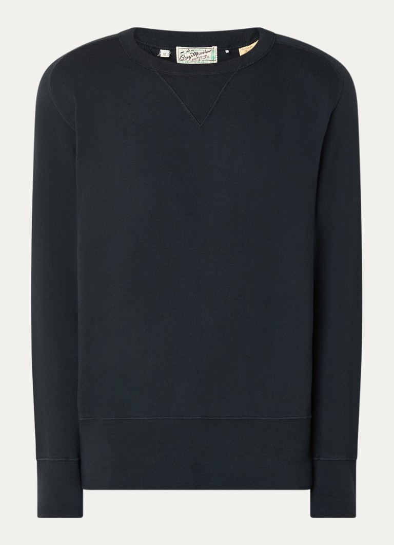 Levi's Heren Bay Meadows sweater met ronde hals in de kleur Zwart