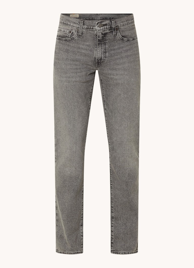 Levi's Heren 511 slim fit jeans met gekleurde wassing in de kleur Grijs