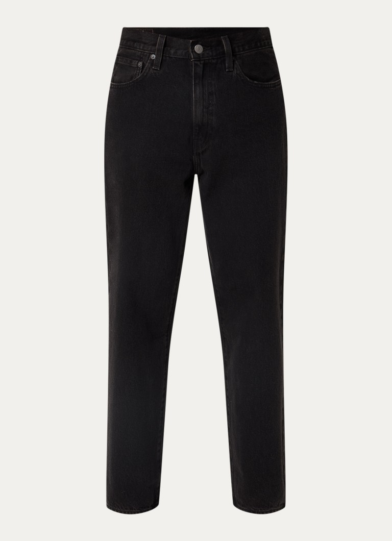 Levi's Heren 568 loose fit jeans met gekleurde wassing in de kleur Zwart