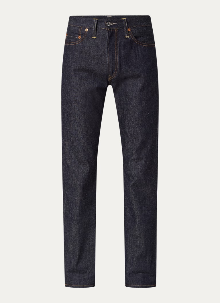 Levi's Heren Slim fit jeans van katoen met donkere wassing in de kleur Indigo