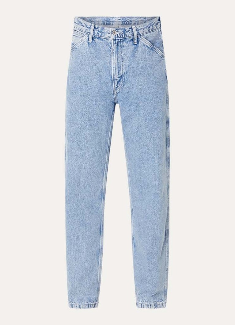 Levi's Heren 568 Loose fit jeans met medium wassing in de kleur Indigo