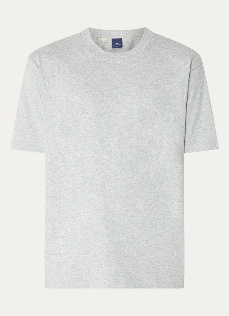 Levi's Heren T-shirt met gemêleerd dessin in de kleur Grijsmele