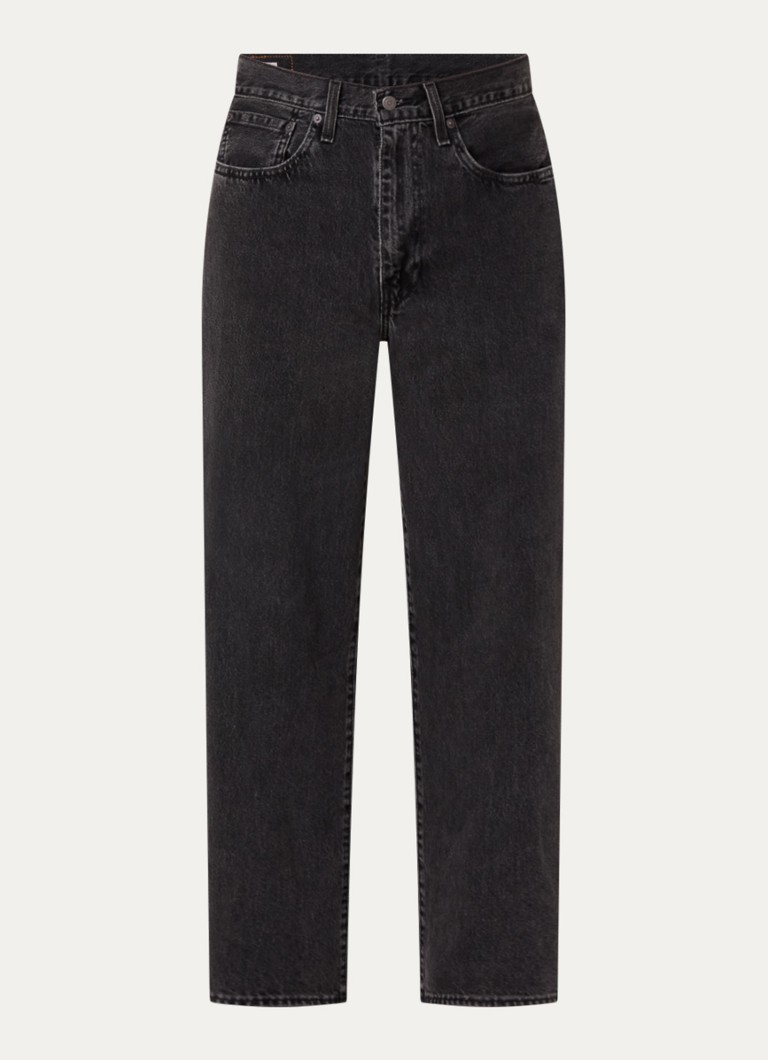 Levi's Heren 578 straight fit jeans met gekleurde wassing in de kleur Zwart