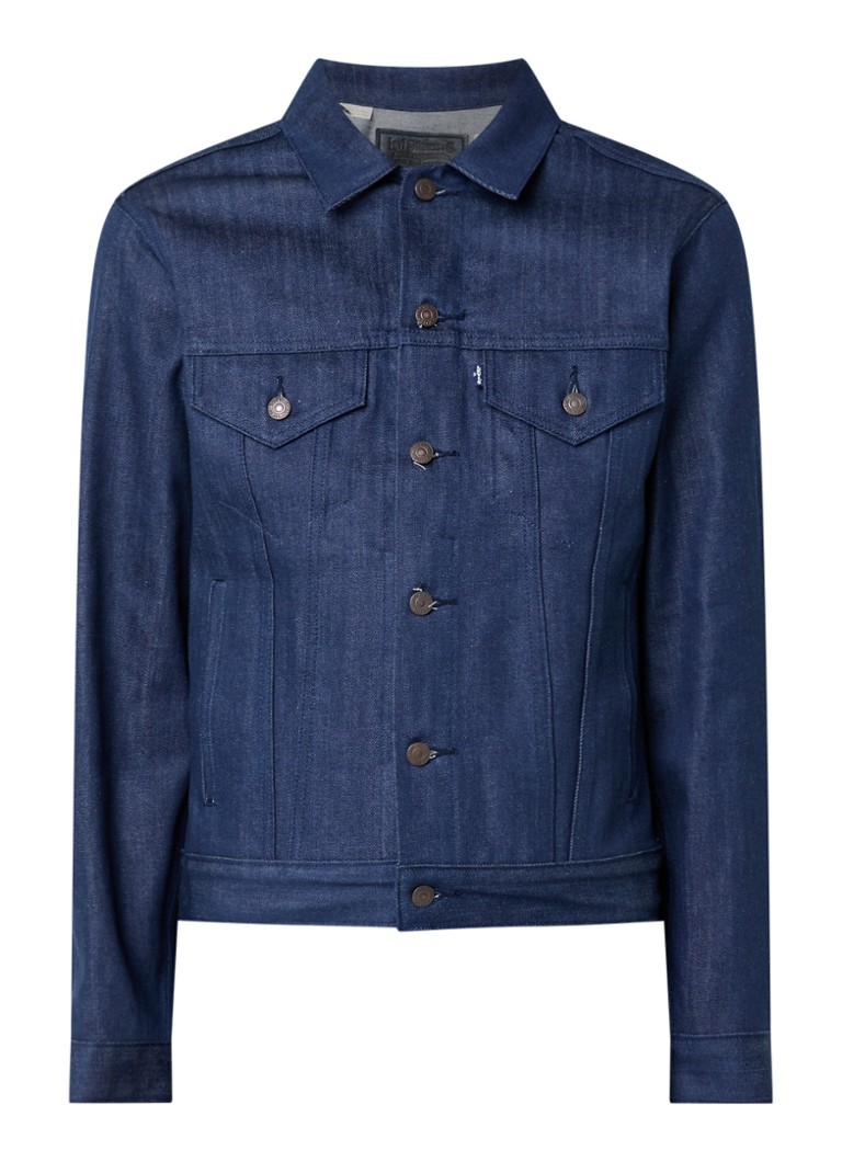 Levi's Heren Spijkerjas met steekzakken in de kleur Indigo